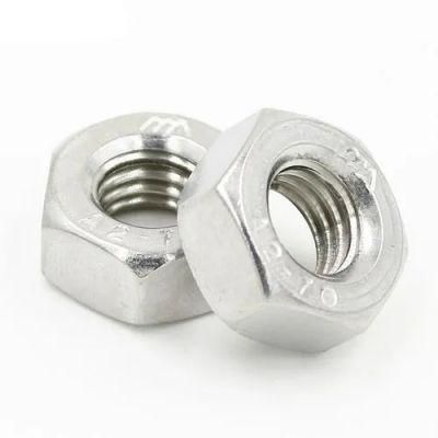 M3-M100 Hex Nut, Customized Stainless Steel SS304 SS316 2205 Hex Nut DIN934 Chinese Bolt and Nut Manufacturer Bolt Screw