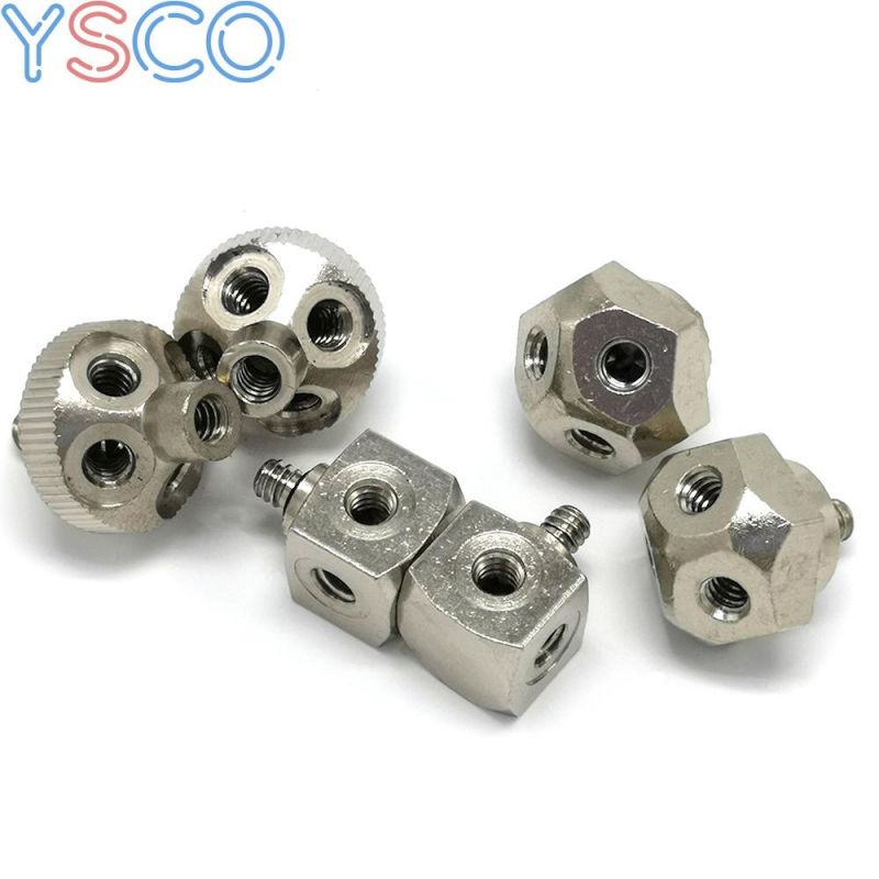 Ys 1/4" Fog Mist Nozzle Multiple Connector with 4 Nozzle Seats