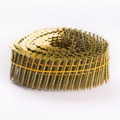 Good Quality 16 Degree Screw Ring Smooth Shank Coil Nails for Woodwork