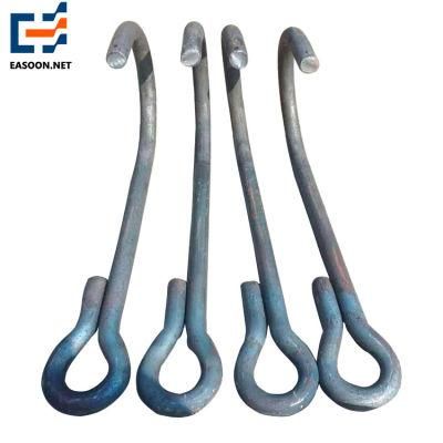 8.8 Galvanized J Type Anchor A36 Eye Bolts Foundation Bolt Made in China