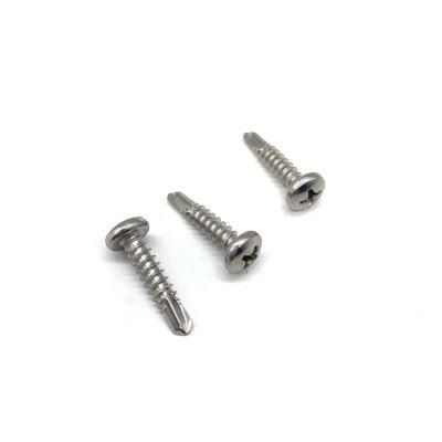 Stainless Steel 304 Pan Head Self Drilling Screws Pan Head Phillips Drive Self-Drilling Screw