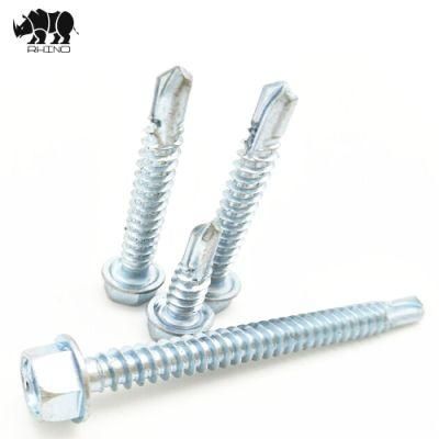 Roofing Screw Color Painted Head Hex Washer Head Phil Hex Head Self Drilling Screw
