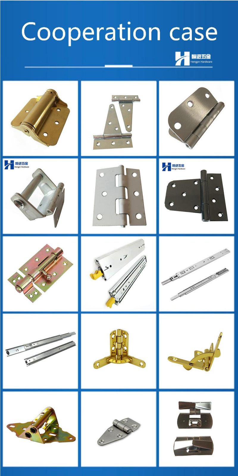 Customized Precision Stamping Part with Powder Coating Stamping Hinge Parts