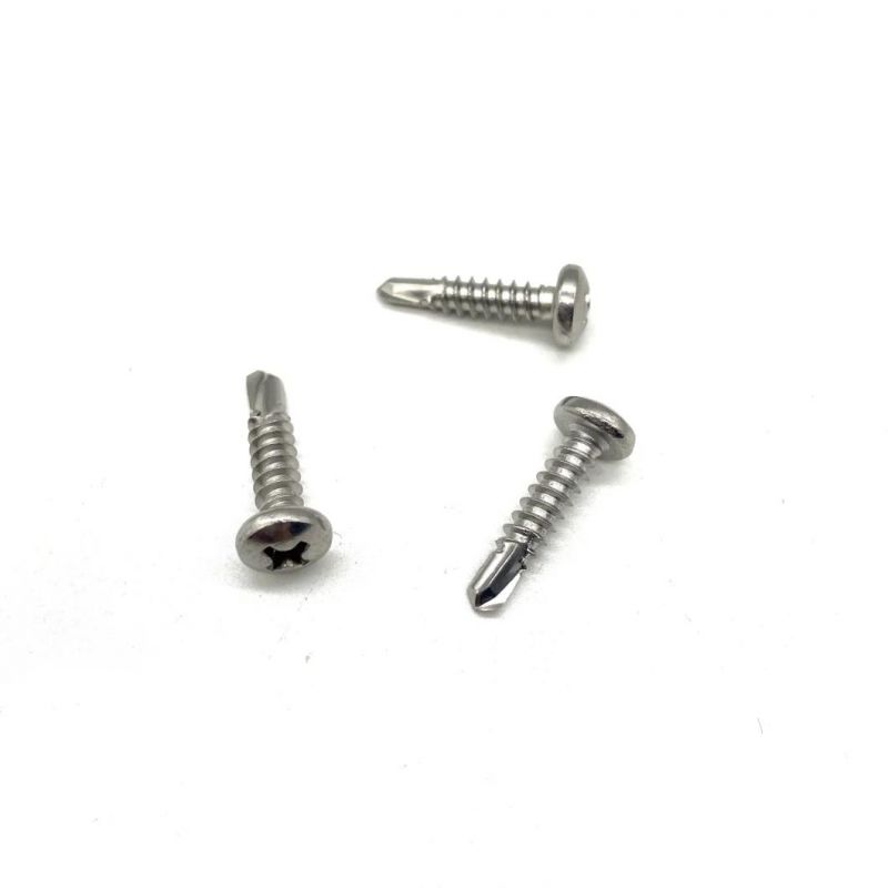 Pan Head Stainless Steel Phillips Modify Truss Head Self Drilling Screw
