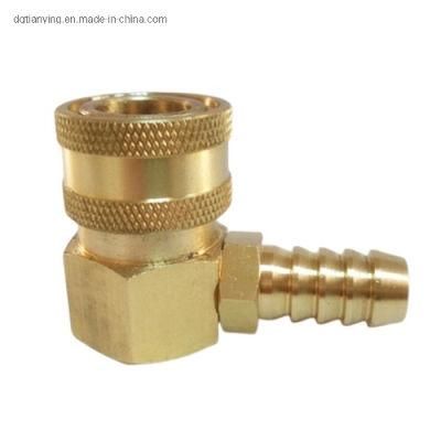 CNC Lathe Parts Female Mold Brass Water Coupling