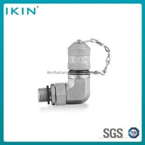 Ikin Stainless Steel 90&deg; Elbow Hydraulic Test Coupling with Tube Hydraulic Fastener