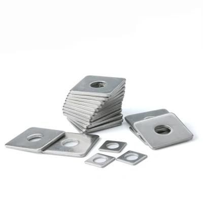 Stainless Steel Square Washer SS304 Factory Direct Formwork Washer SS316 DIN 436 A4 Square Washer for Wood