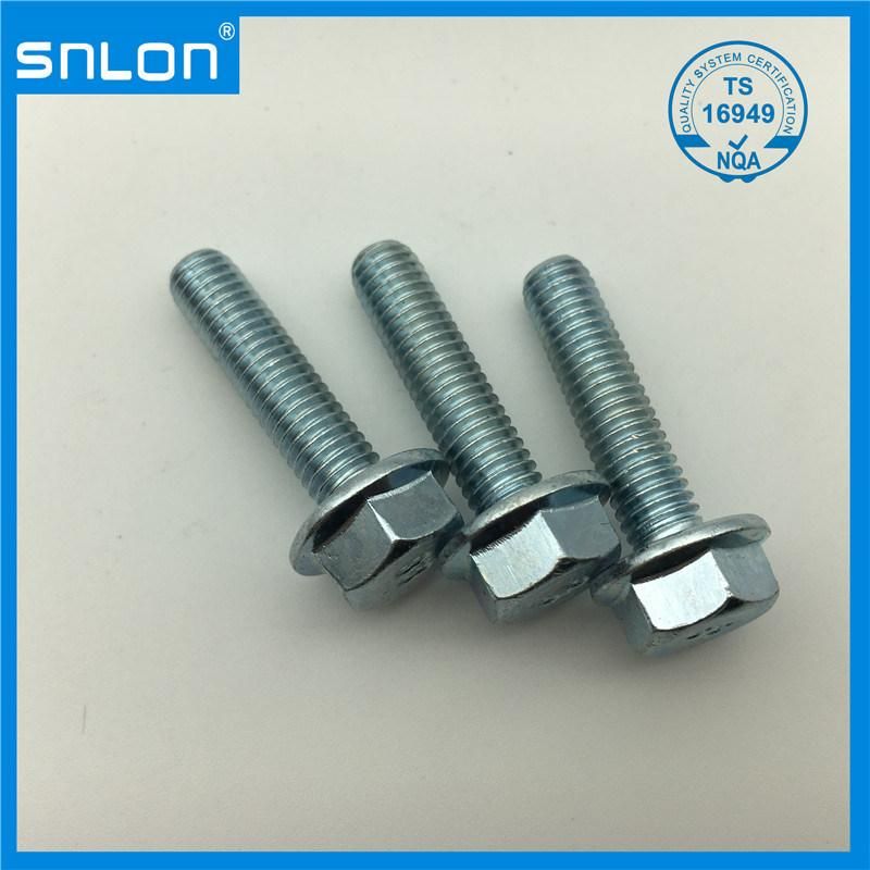 Hexagon Screw with Flange Bolt High Tesnile Grade8.8 Zp