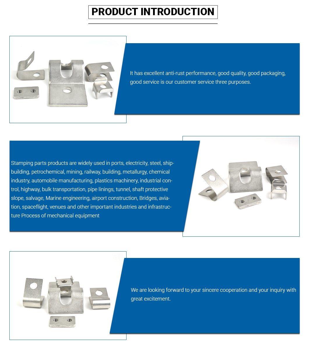 OEM Stainless Steel 316 or 304 Metal Stamping Cutting Bending Parts