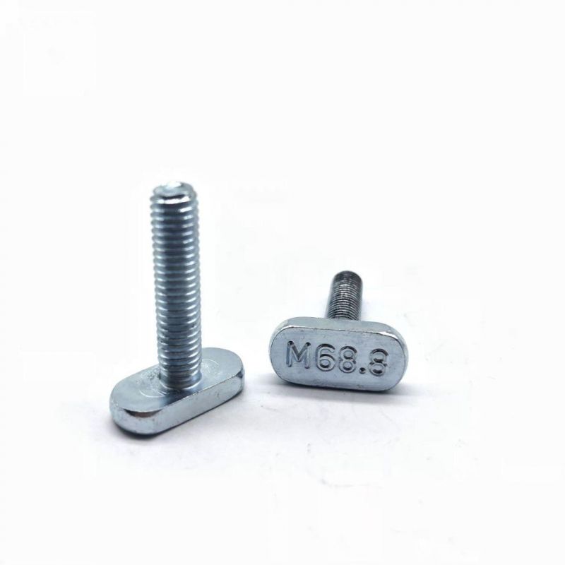 T Bolt T Screw M6 8.8 Zinc Plated