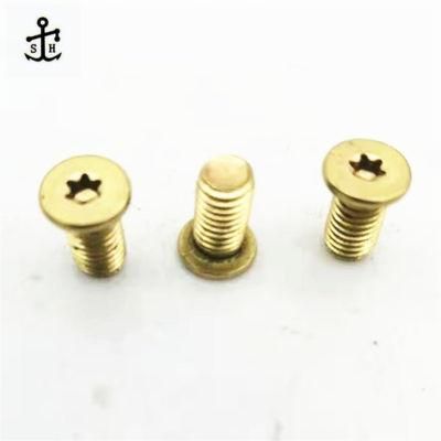 Customized Brass/Copper Six-Lobe Pan Head Bolt Made in China