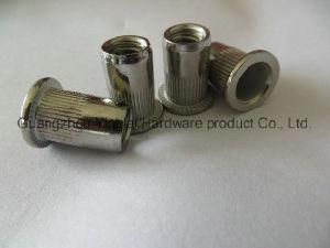 High Quality A2 A4 SS304 SS316 Flat Head Rivet Nut 632, 8-32, 10-24, 1/4, 5/16, 3/8, 1/2