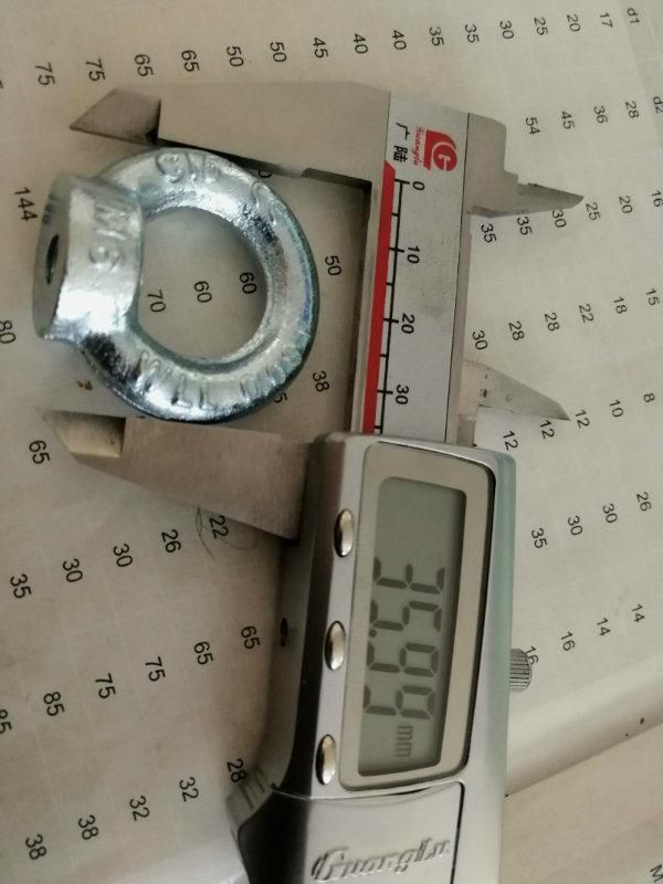 DIN582 M6 Carbon Steel Forged Eye Nut with Good Quality