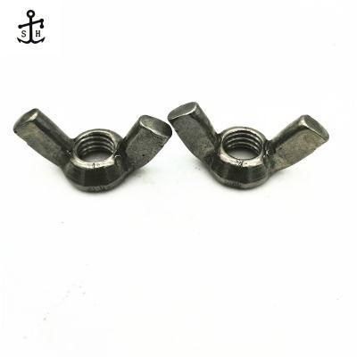 Ss SUS304 Stainless Steel Wing Nuts DIN 315 M4-M24 Made in China