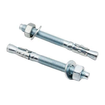 SS304 Concrete Anchors Through Bolt Concrete Expansion Heavy Duty Wall Wedge Anchor Bolts Handan Manufacture Bolts Supplier