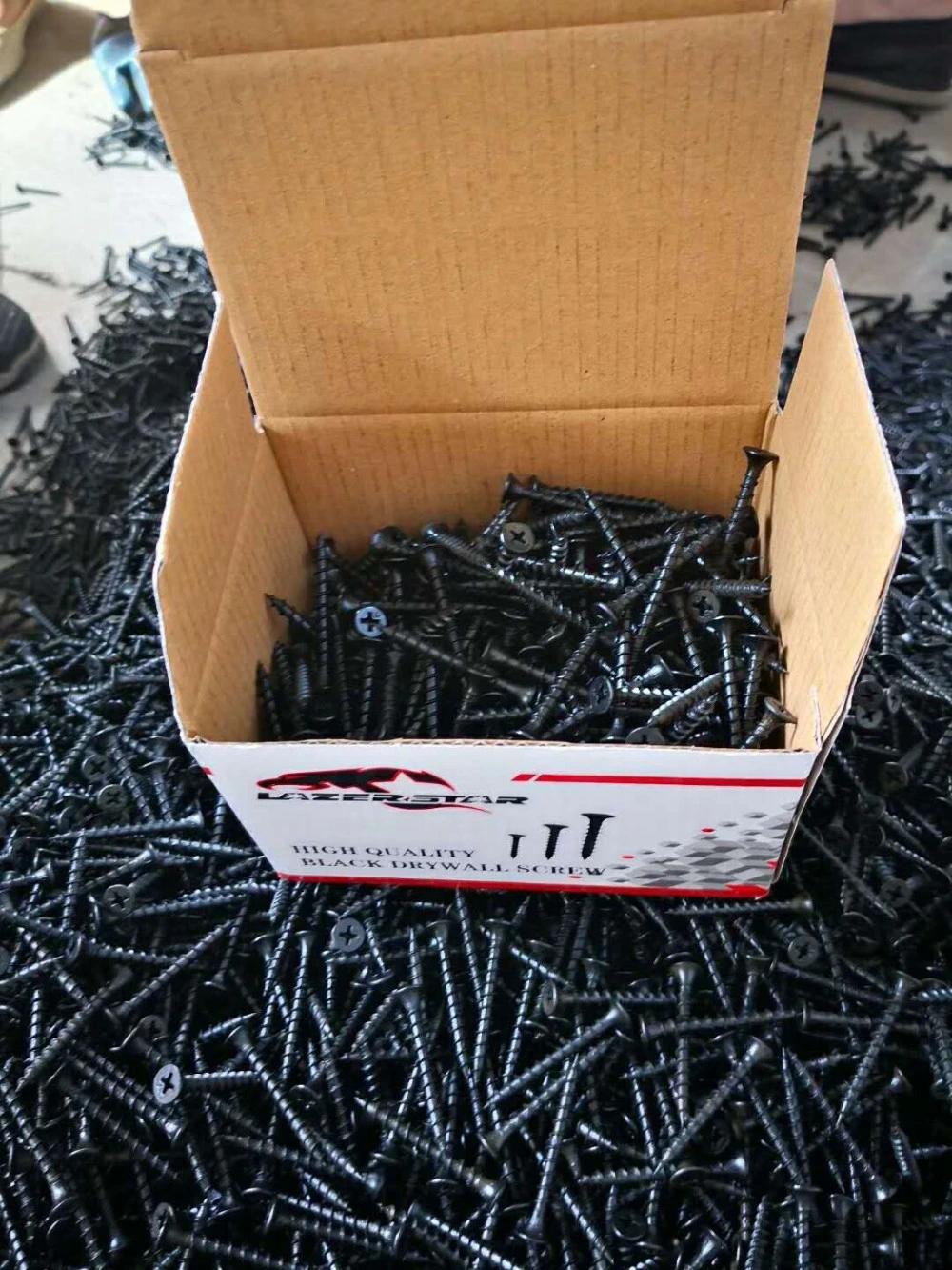 Congo Angola Zambia Market/Made in China Drywall Screw Black Phosphated Drywall Screws Nickel Polish