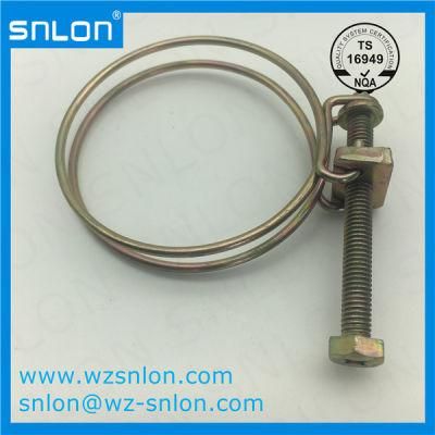 Carbon Steel Double Wires Hose Clamp