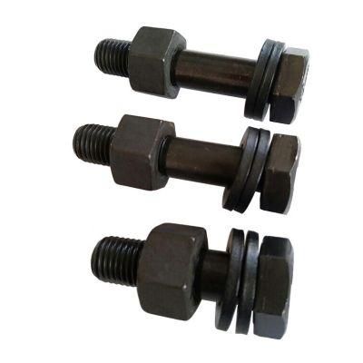 China Wholesale Fastener Hardware M12 M16 M20 Black Oxide Steel Structure DIN7990 Hex Bolt