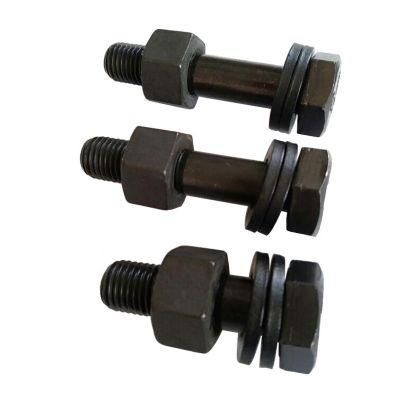 China Wholesale Fastener Hardware M12 M16 M20 Black Oxide Steel Structure DIN7990 Hex Bolt