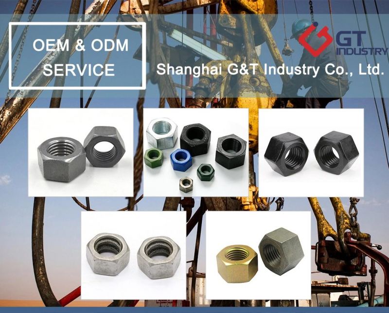 DIN934 Stainless Steel M10 M12 M14 M15 M16 DIN 934 M17 Hex Nut ISO 4034