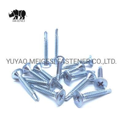New Arrival China Screw Phillips Flat Head Self-Drilling Screw Zinc Plated or Stainless Steel