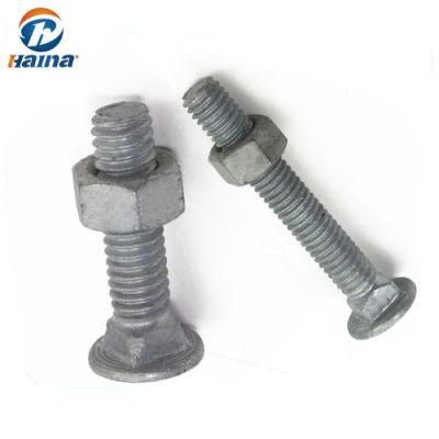 Carriage Bolt DIN 603 HDG Color