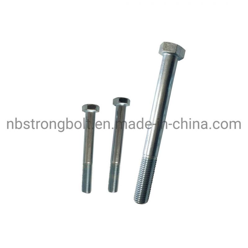 DIN931 Screw Hex Bolt with Zp