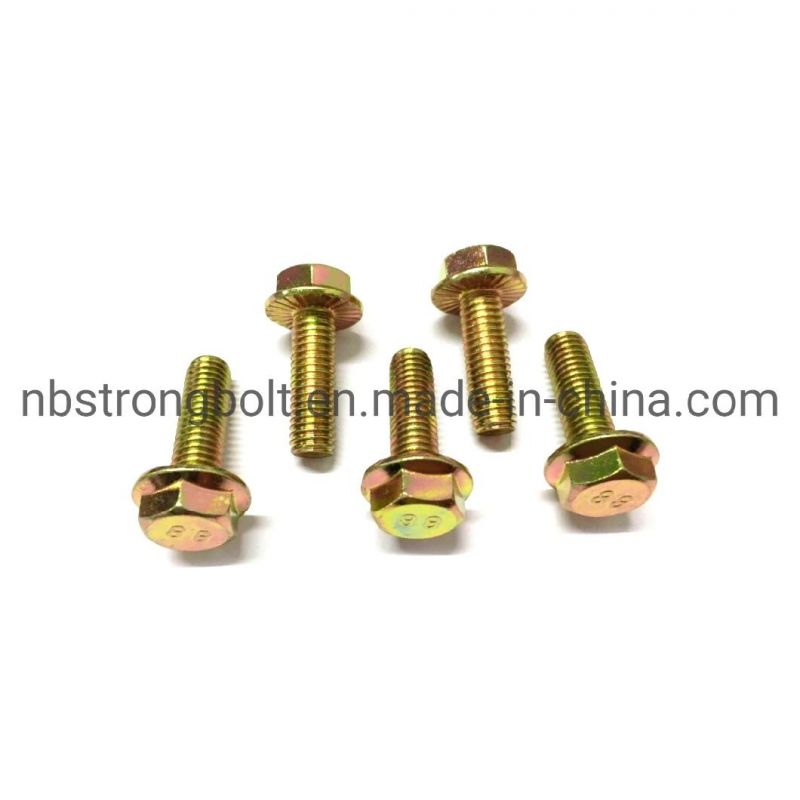 Hex Bolt Screw with Flange DIN6921 More Than 10 Years Produce Expricence Factory