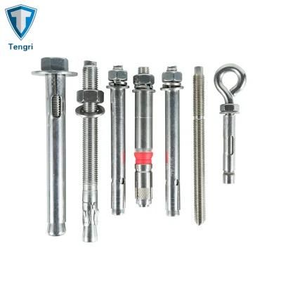 Expansion Bolt Construction Hardware Bolt and Nut U Bolt Wedge Anchor Bolt Fixing Bolt Lifting Ancho/R Concrete Anchor Sleeve Anchor Bolt