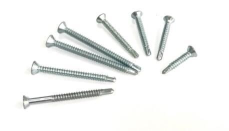 Phillips Flat Head Self Drilling Screws with Blue Zinc Plated in Size 3.9X32mm Packed with Cartons High Quality Carbon Steel Made Drilling Screws