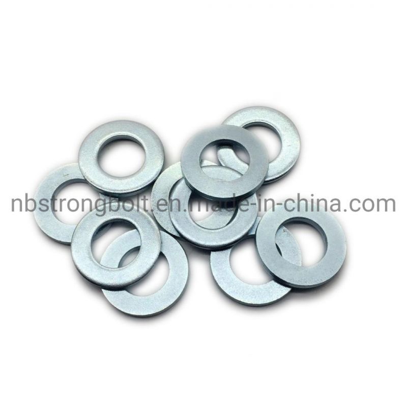 DIN125A Flat Washer with White Zinc Plated Cr3+ M27