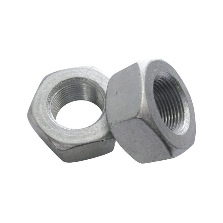 ASTM 18.2.2 Hex Nut Hex Head Nut Carbon Steel HDG Hot DIP Galvanized