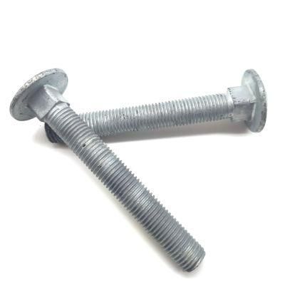 M16 M24 Hot DIP Galvanized Electric Power Fitting Round Head Square Neck Carriage Bolt