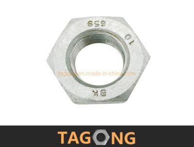 Lock Nuts HDG Class10 M18 Hex Heavy Nuts ISO4032