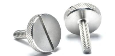 Knurl Head Slot Drive Fastener