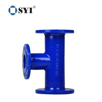 Ductile Iron Flange Cross Elbow Pipe Fittings