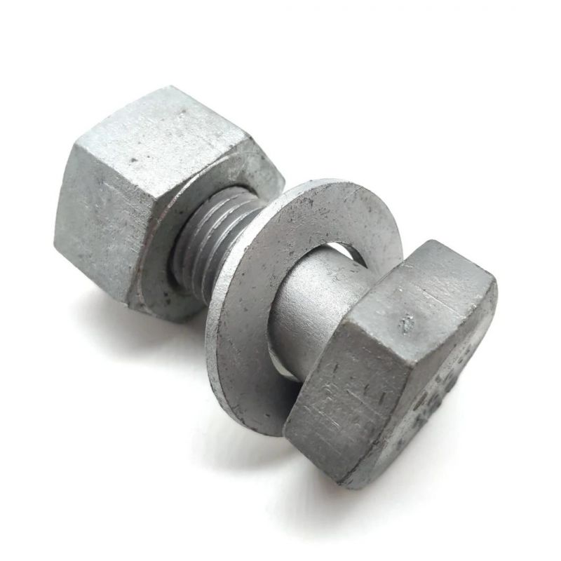 High Strength Hex Head Steel Structure Bolt with 2h Nut