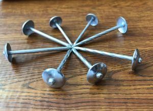 Galvanized Umbrella Head Roofing Nail with Rubber Washer
