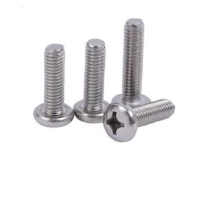 Industrial Grade 304 Cross Recessed Pan Head Screws M10-M12 Series Round Head Machine Screws