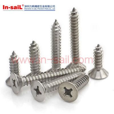 Slotted Countersunk Flat Head Self Tapping Screws