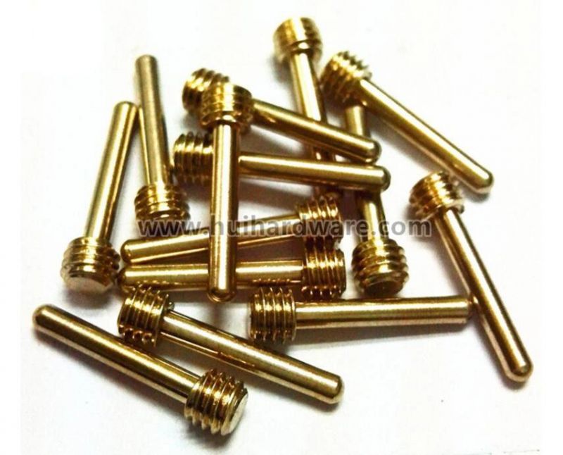 Customization Red Knurled Hand Screw