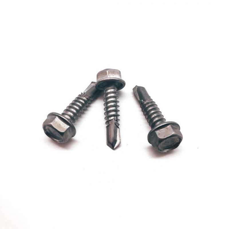 Stainless Steel Factory Ss410 304 316 DIN7981 DIN7982 DIN7504 Tek Screw Hex Flange Self Drilling Screw Roofing Screw Pan Head Phillips Screw Sheet Metal Screw