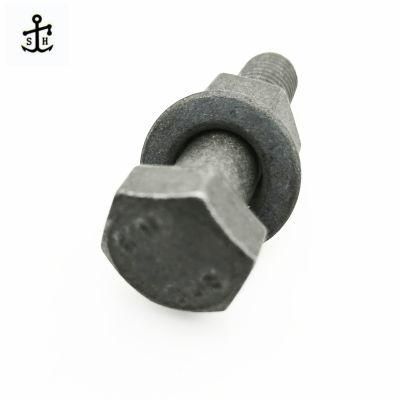 Best Quality for The Surface Treatment for The DIN931 Hexagon Head Bolts Set Including Hex Nut and Flat Washer Made in China