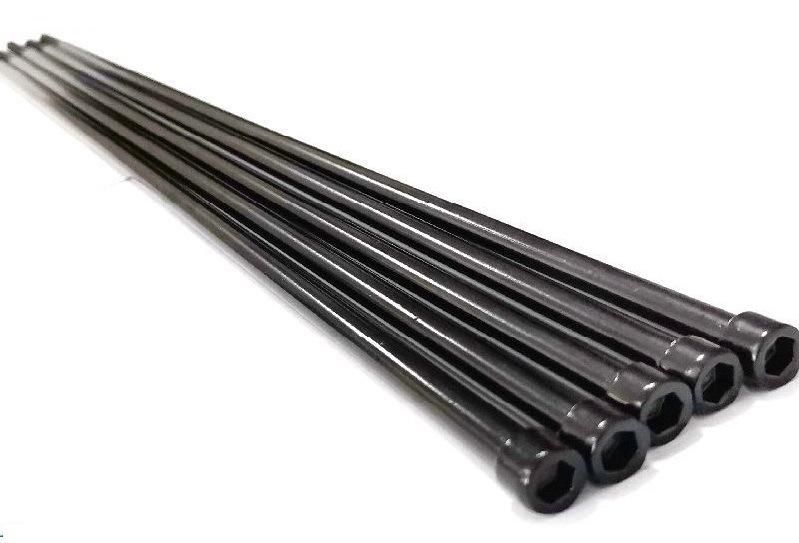 Steel Electrophoretic Black Half Thread Cap Head Hexagon Socket Extra Long Screws