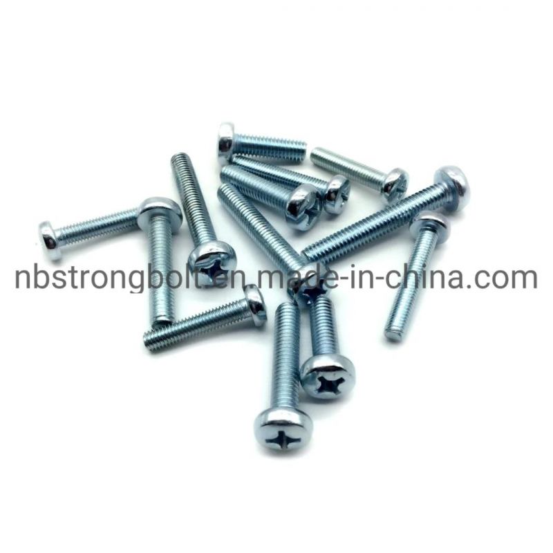DIN7985 pH Cross Recessed Raised Cheese Head Screw Fastener