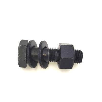 China Wholesale Fastener Hardware High Strength Hexagon Head Bolt Grade 8.8 10.9 Black Oxide Hex Bolts