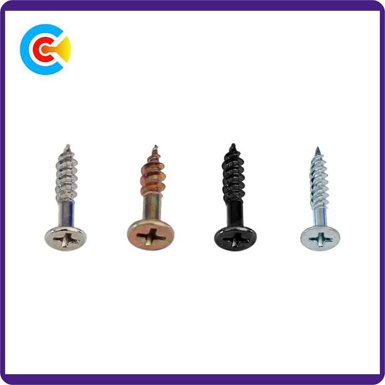 DIN/ANSI/BS/JIS Carbon-Steel/Stainless-Steel Sinking Sinking Stem Cross Tight Drilling Screws