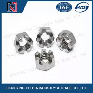 GB6181 Stainless Steel Hexagon Thin Slotted Nut