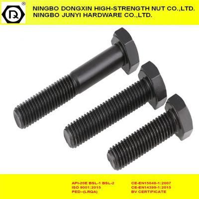 DIN933 Full Thread 10.9 Black Hex Bolts
