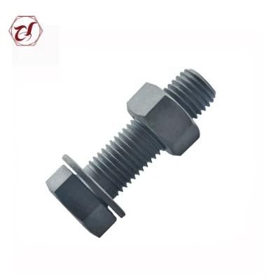 Carbon Steel HDG Hex Bolt/DIN933/GB5783/Black Bolt/Zinc Bolt/HDG Bolt